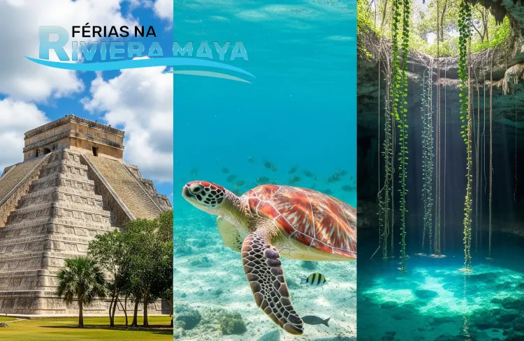 As melhores excursões na Riviera Maya: Chichen Itza, Tartaruga em Akumal e Cenote