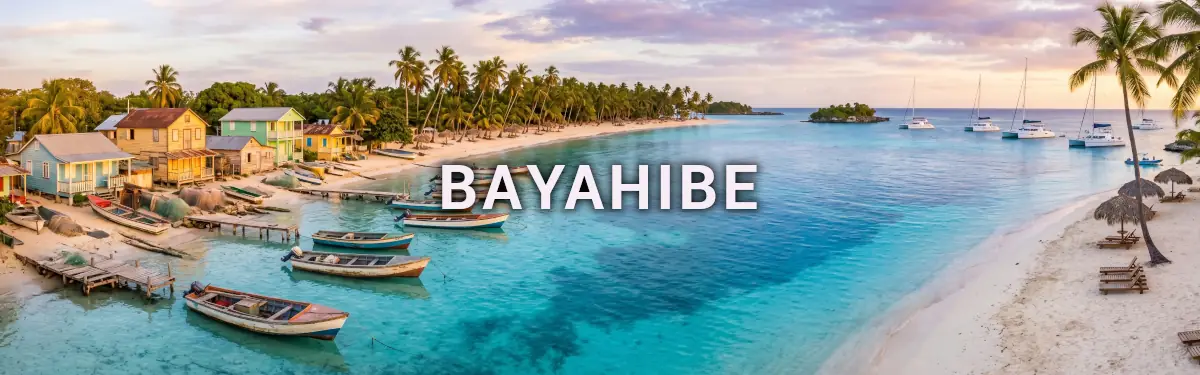Paisagens de Bayahibe e Praias do Mar das Caraíbas