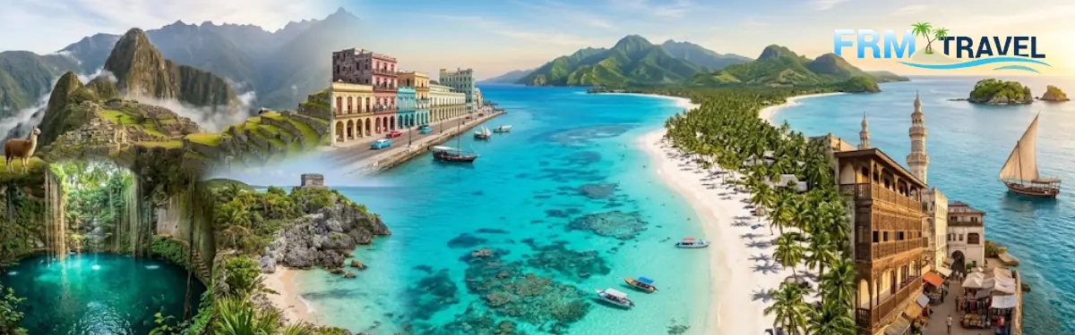 Destinos disponíveis na FRM Travel - Férias na Riviera Maya