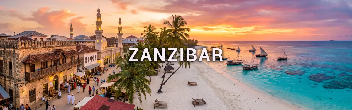Férias em Zanzibar: praia paradisíaca de Nungwi, barco Dhow tradicional, o icónico restaurante The Rock e Ferry Kilimanjaro