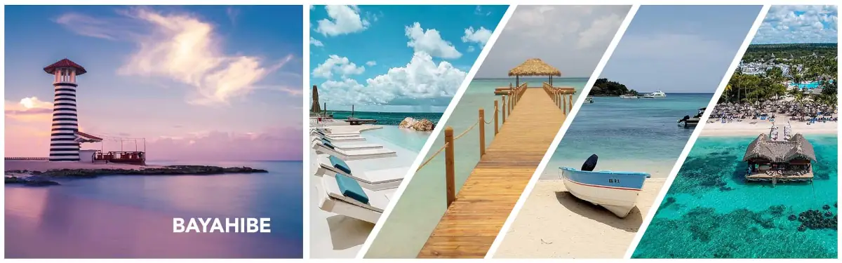 Paisagens de Bayahibe e Praias do Mar das Caraíbas